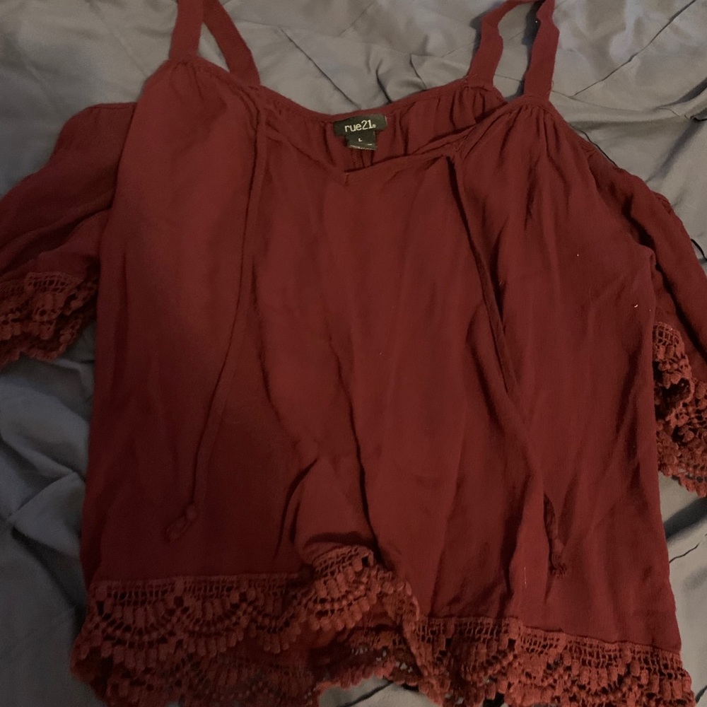 Off the shoulder blouse